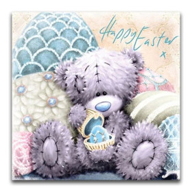 Diamond Painting - Broderie Diamant - Ourson peluche happy easter