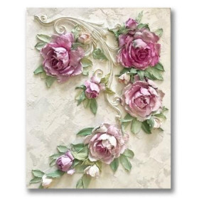Diamond Painting - Fleurs Rose Et Pivoine Nora
