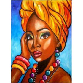 Diamond Painting - Broderie Diamant - Femme Africaine Aminata