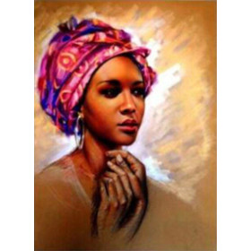 Diamond Painting - Broderie Diamant - Femme Africaine Malia