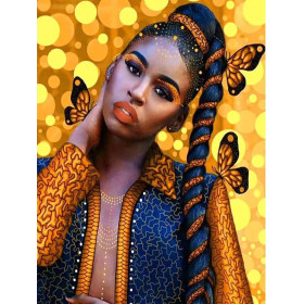Diamond Painting - Broderie Diamant - Femme Africaine Fanta
