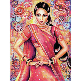 Diamond Painting - Broderie Diamant - Femme indienne Arya