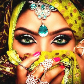 Diamond Painting - Broderie Diamant - Femme Arabe Maryam