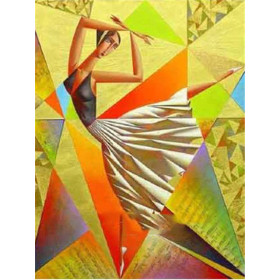 Diamond Painting - Broderie Diamant - Danseuse Ballerine Style Picasso