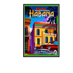 Diamond Painting - Broderie Diamant - Paysage Vintage Habana