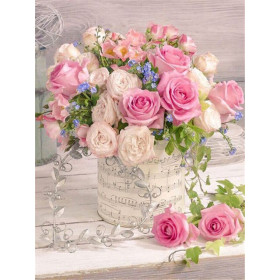 Diamond Painting - Bouquet Rose Lumpa